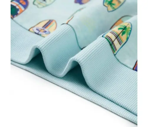 Vaikiškas Sportinis Megztinis, Mėlynos Spalvos Mišinys, 116 Dydžio