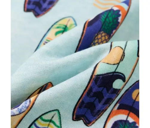 Vaikiškas Sportinis Megztinis, Mėlynos Spalvos Mišinys, 116 Dydžio