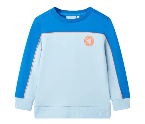 Vaikiškas Sportinis Megztinis, Ryškiai Ir Šviesiai Mėlynas, 104 Dydžio