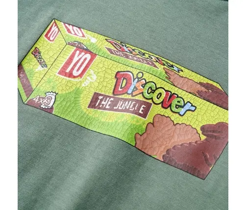 Vaikiški Marškinėliai Trumpomis Rankovėmis, Chaki Spalvos, 104 Dydžio