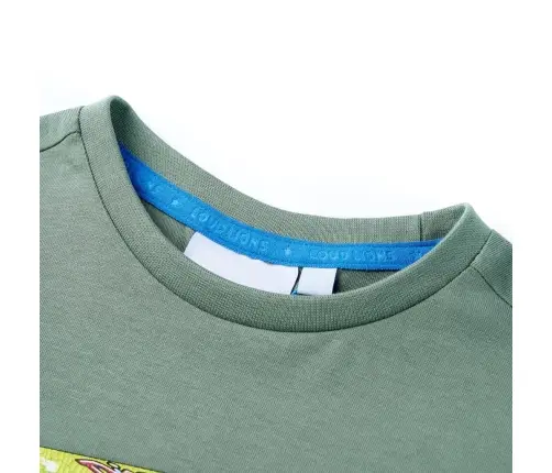 Bērnu Krekls Ar Īsām Piedurknēm, Haki, 128