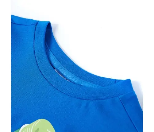 Bērnu T-Krekls, Koši Zils, 128