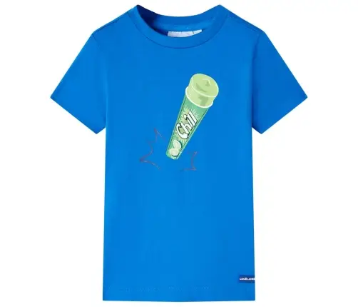 Bērnu T-Krekls, Koši Zils, 140