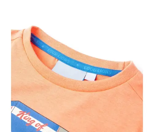 Laste T-Särk, Lühikeste Varrukatega, Neoonoranž, 140