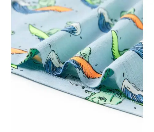 Bērnu Pidžama Ar Īsām Piedurknēm, Gaiši Zila, 92