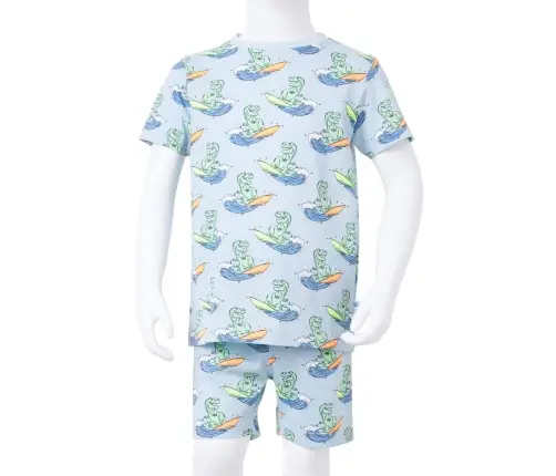 Laste Pidžaama, Lühikeste Varrukatega, Helesinine, 116
