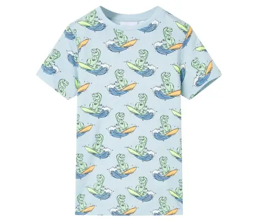 Bērnu Pidžama Ar Īsām Piedurknēm, Gaiši Zila, 140