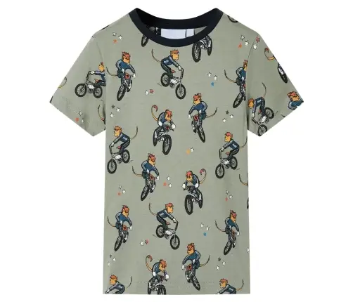 Bērnu Pidžama Ar Īsām Piedurknēm, Gaiša Haki, 92