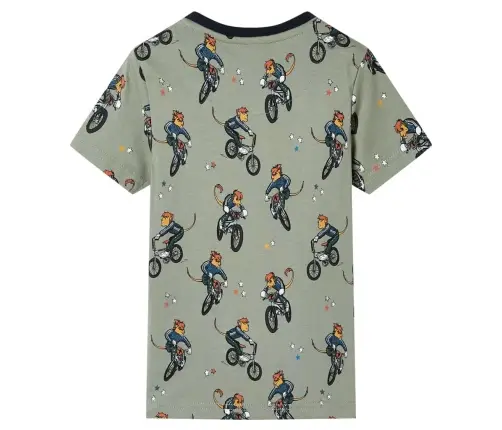 Bērnu Pidžama Ar Īsām Piedurknēm, Gaiša Haki, 116