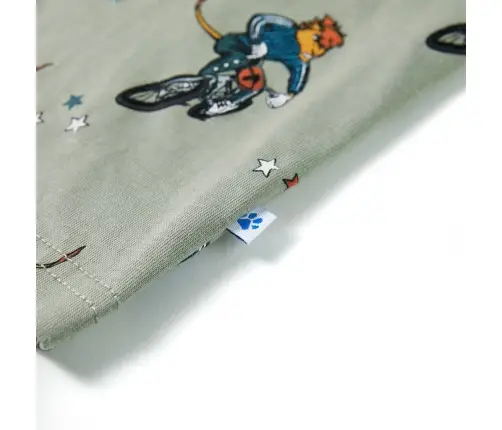 Laste Pidžaama, Lühikeste Varrukatega, Hele Khaki, 128