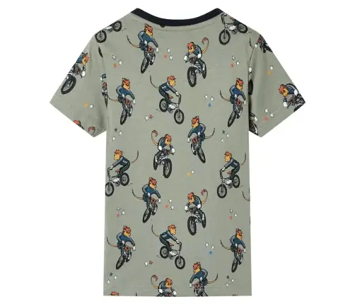 Vaikiška Pižama Trumpomis Rankovėmis, Šviesi Chaki, 140 Dydžio