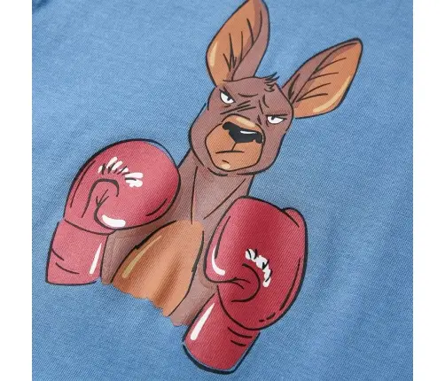 Bērnu T-Krekls Ar Īsām Piedurknēm, Vidēji Zils, 128