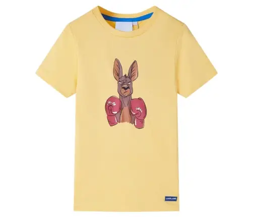 Lühikeste Varrukatega Laste T-Särk, Kollane, 92