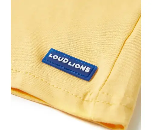 Lühikeste Varrukatega Laste T-Särk, Kollane, 92