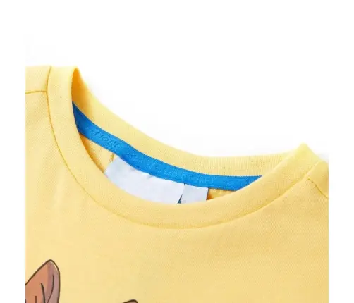 Vaikiški Marškinėliai Trumpomis Rankovėmis, Geltoni, 116 Dydžio