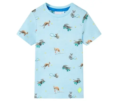 Bērnu T-Krekls, Gaiši Zils, 116