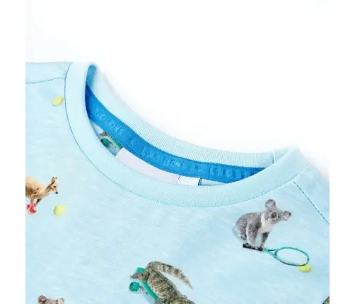 Bērnu T-Krekls, Gaiši Zils, 116