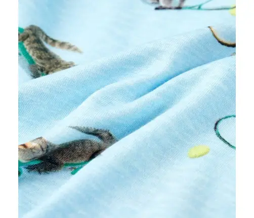 Bērnu T-Krekls, Gaiši Zils, 116