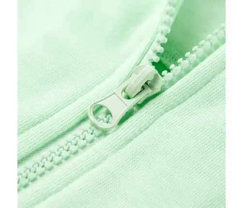 Vaikiškas Sportinis Megztinis Su Gobtuvu Ir Užtrauktuku, Žalias, 104