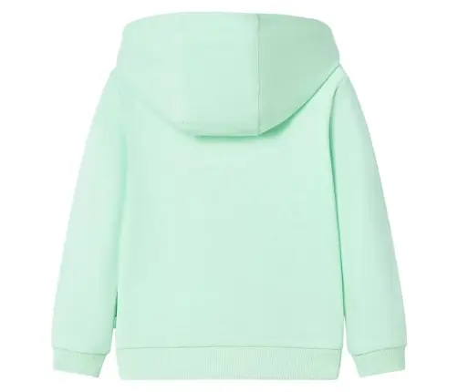 Vaikiškas Sportinis Megztinis Su Gobtuvu Ir Užtrauktuku, Žalias, 128