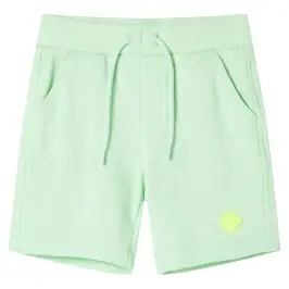Bērnu Šorti Ar Aukliņu, Spilgti Zaļi, 128