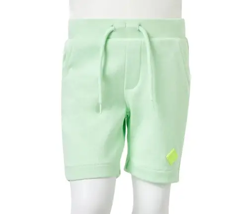 Bērnu Šorti Ar Aukliņu, Spilgti Zaļi, 128