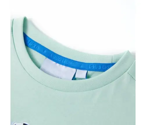 Bērnu T-Krekls, Gaiša Piparmētru, 104