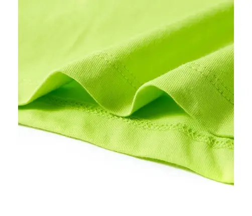 Vaikiški Marškinėliai Trumpomis Rankovėmis, Laimo Spalvos, 128 Dydžio