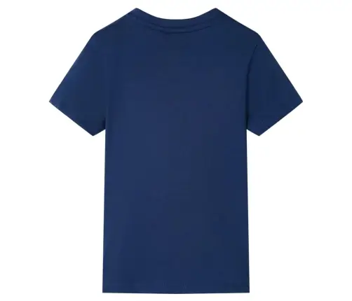 Vaikiški Marškinėliai Trumpomis Rankovėmis, Tamsūs Mėlyni, 128 Dydžio
