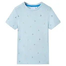 Bērnu T-Krekls, Gaiši Zils, 104