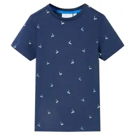 Bērnu T-Krekls, Tumši Zils, 140
