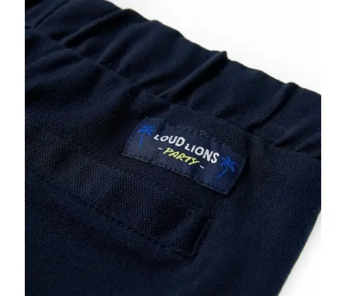 Vaikiški Šortai Su Sutraukiama Juostele, Tamsiai Mėlyni, 92 Dydžio