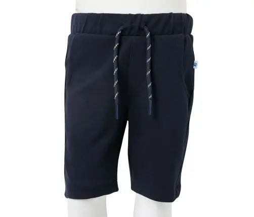 Vaikiški Šortai Su Sutraukiama Juostele, Tamsiai Mėlyni, 92 Dydžio