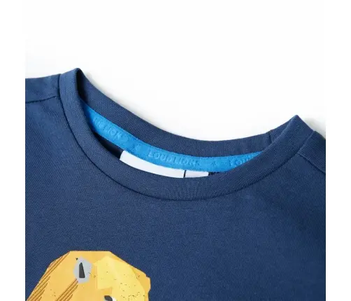 Bērnu T-Krekls, Tumši Zils, 104