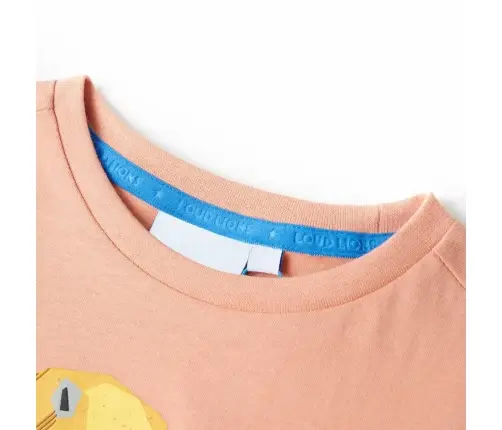 Bērnu T-Krekls, Gaiši Oranžs, 104