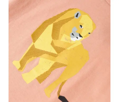 Bērnu T-Krekls, Gaiši Oranžs, 104