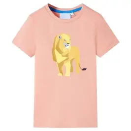 Laste T-Särk, Heleoranž, 116