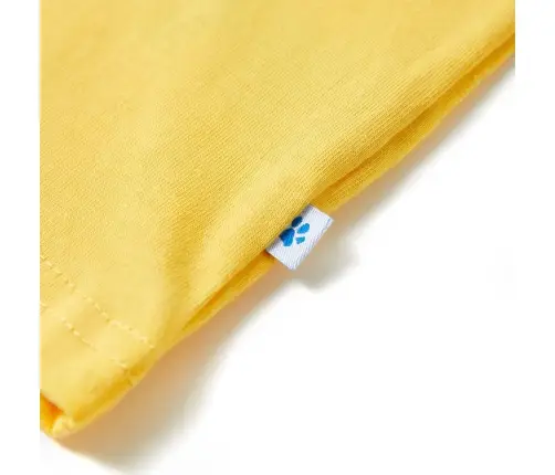 Lühikeste Varrukatega Laste T-Särk, Ooker, 104