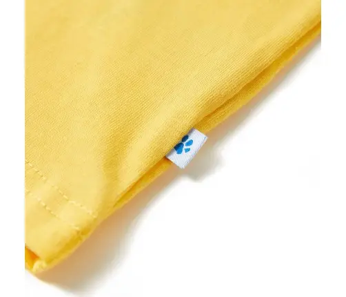 Lühikeste Varrukatega Laste T-Särk, Ooker, 128