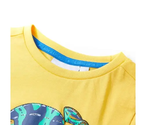 Bērnu Krekls Ar Īsām Piedurknēm, Dzeltenbrūns, 140