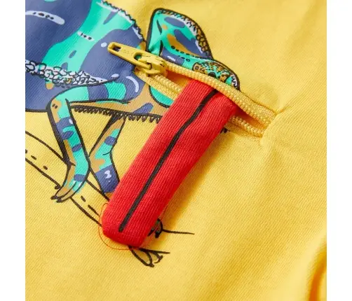 Bērnu Krekls Ar Īsām Piedurknēm, Dzeltenbrūns, 140