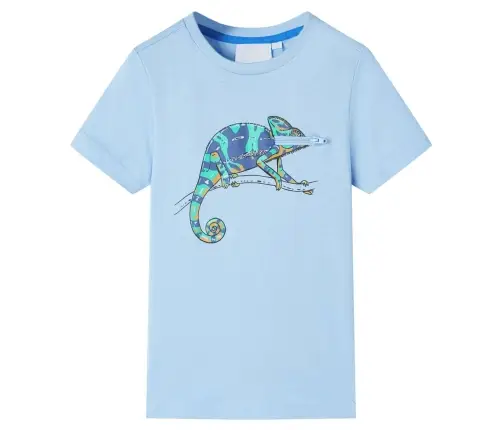 Lühikeste Varrukatega Laste T-Särk, Helesinine, 104