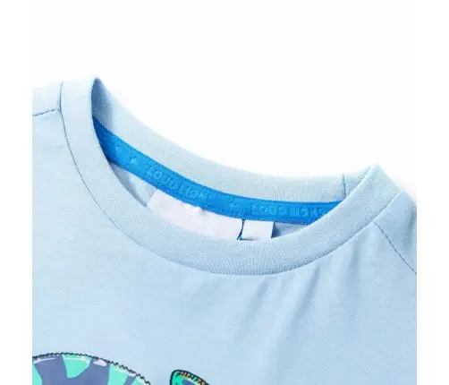 Lühikeste Varrukatega Laste T-Särk, Helesinine, 104