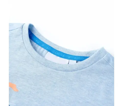 Laste T-Särk, Tumesinine Melange, 104