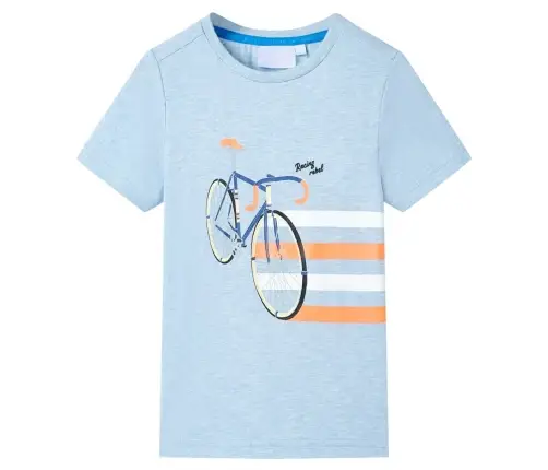 Bērnu T-Krekls, Maigi Zils, 128