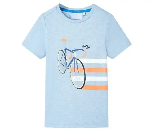 Bērnu T-Krekls, Maigi Zils, 140