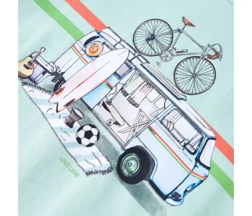 Bērnu T-Krekls, Gaiša Piparmētru, 104