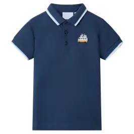 Bērnu Polo Krekls, Tumši Zils, 104