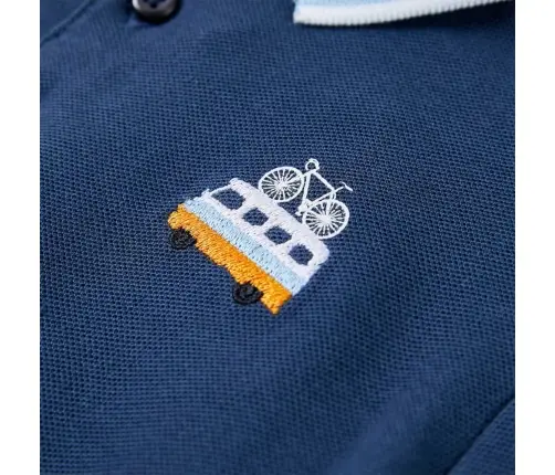 Bērnu Polo Krekls, Tumši Zils, 104