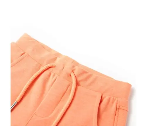 Laste Lühikesed Püksid Pingutusnööriga, Neoonoranž, 116